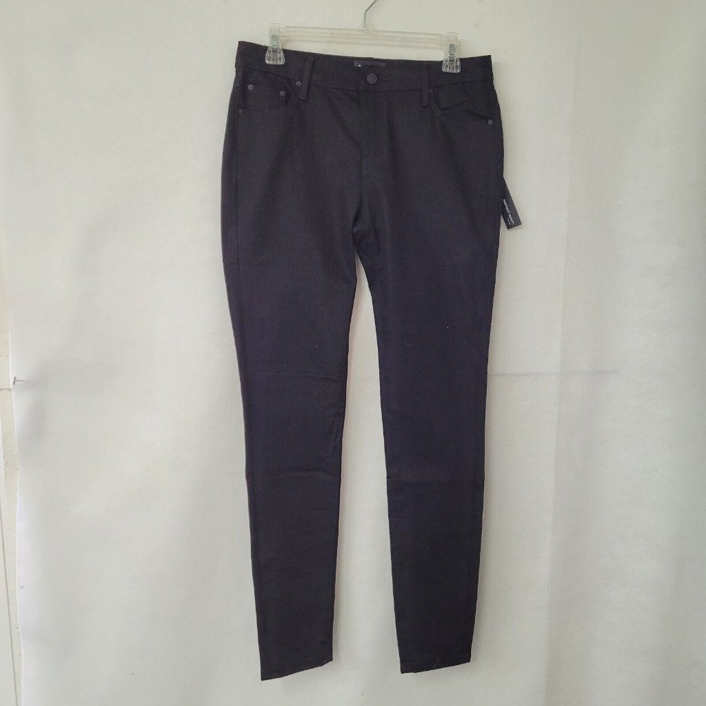 Earnest Sewn Jean Womens 28 Natasha Mid Rise Skinny Jean Raw Black New2C01061‎